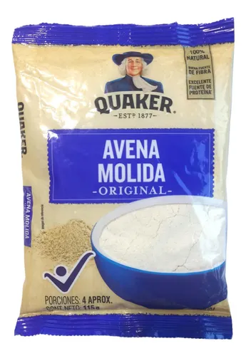 Avena quaker molida 115g