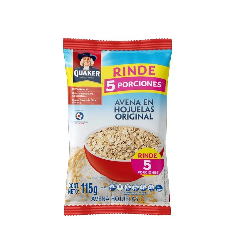 Avena quaker hojuelas 115g